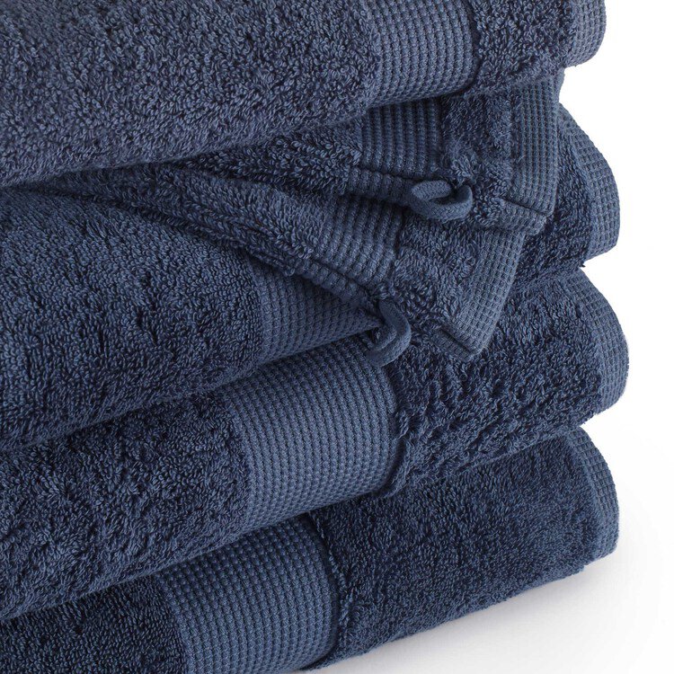 Lot De 2 Draps De Bain Tissu éponge 100% Coton Terracotta 70 X 130 Cm