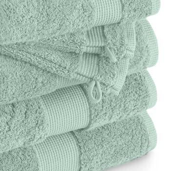 Serviette De Bain Jalla 100% Coton - 430 G/m², 70x130 Cm, Couleur Menthe - Douce Et Absorbante