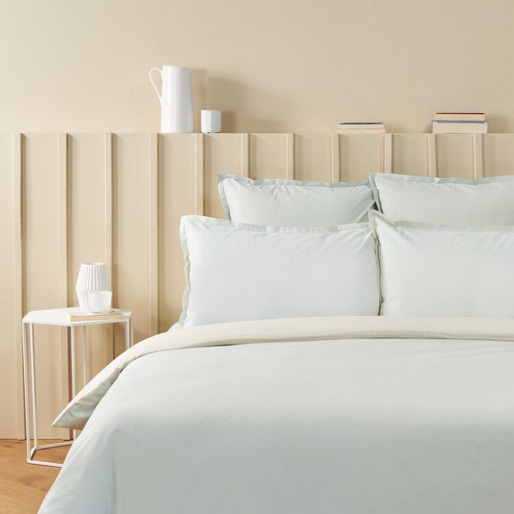 Housse de couette DOUBLE JEU MENTHOL