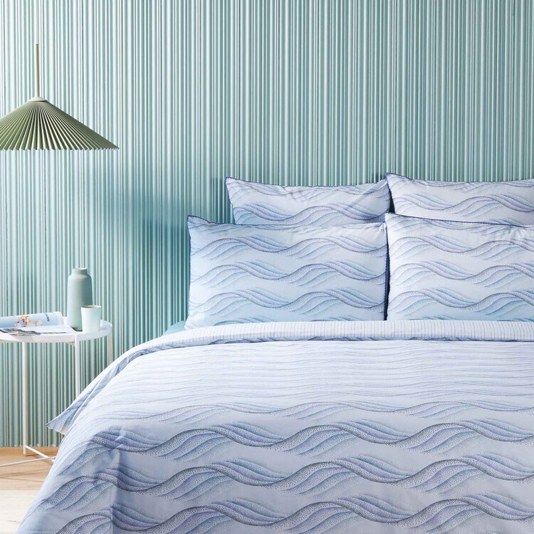 Housse de couette EMBRUNS BLEU