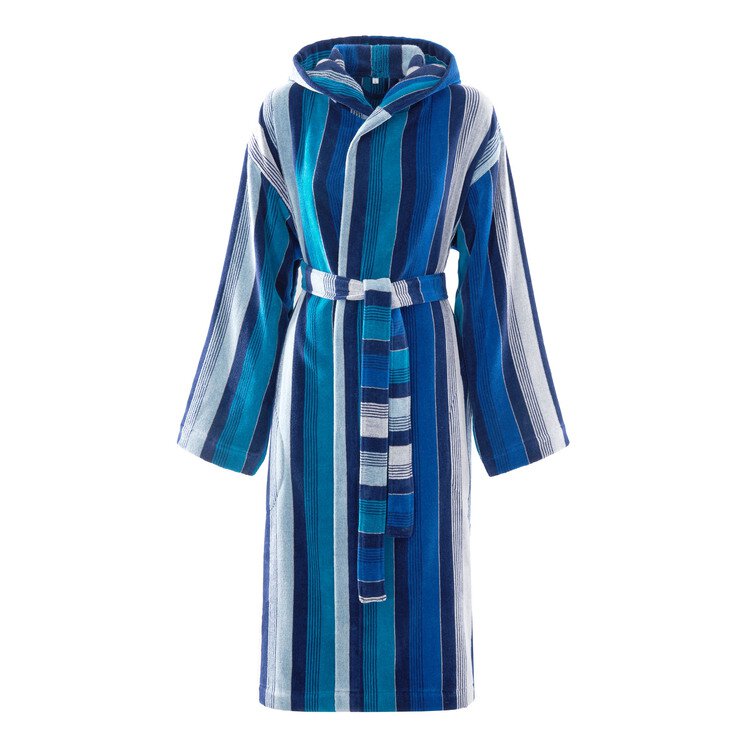 Peignoir capuche CÔME BLEU